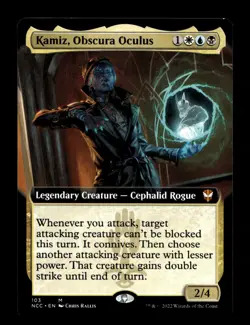 Kamiz, Obscura Oculus (Extended Art) 103 M Commander: Streets of New Capenna - Image 1