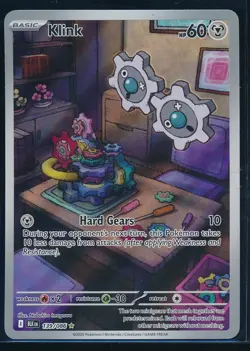 2025 Pokemon: Klink - 139/086 - SV: Black Bolt (BLK) Holo Illustration Rare - Image 1