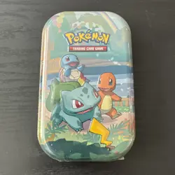 Pokemon TCG Celebrations Kanto Mini Tin Sealed Charmander Bulbasaur Squirtle - Image 1