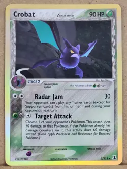 Pokemon Crobat Holo 2/113 Ex Delta Species - Image 1