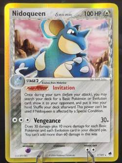 Pokemon Nidoqueen Holo Rare - 7/101 Ex Dragon Frontiers - Image 1