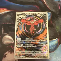 Pokemon TCG Yveltal 205/182 Illustration Rare - Paradox Rift - Image 1