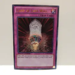 Yu-Gi-Oh! Card Of Last Will Trap Card - Image 1
