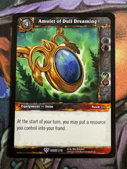 World of Warcraft TCG Promo Badge 1/12 Amulet of Dull Dreaming - Image 1