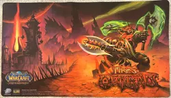World of Warcraft TCG Fires of Outland Playmat Blizzard Entertainment Upper Deck - Image 1