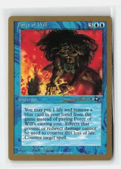 Force of Will World Championship Decks Gold Border Magic The Gathering MTG Card - Image 1
