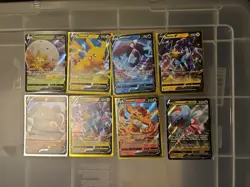 Pokemon TCG Lot Of 8 V Cards Pikachu V, Morpeko V Eldegoss V Etc.... - Image 1