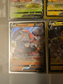 Pokemon TCG Lot Of 8 V Cards Pikachu V, Morpeko V Eldegoss V Etc.... - Image 3