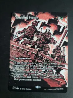 Doubling Season (Borderless) Mythic MTG Ninja Turtles - Image 1