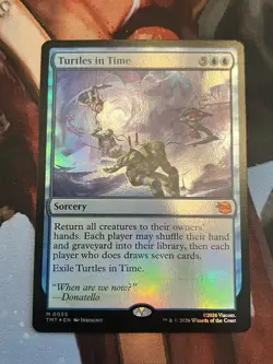Turtles in Time FOIL #0055 Mythic - MTG TMT Ninja Turtles - NM - In Hand - Image 1