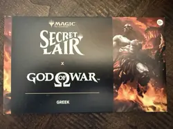 MTG Secret Lair Playstation [NON-Foil] God of War Greek Sealed - Image 1