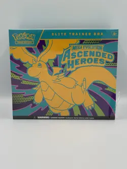NEW! Pokemon TCG Mega Evolution Ascended Heroes Elite Trainer Box (READ DESC) - Image 1