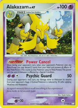 Alakazam - Holo - 2/123 Mysterious Treasures - Pokemon TCG - 2007 - Image 1
