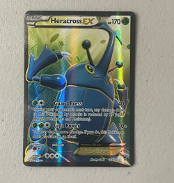 Pokemon TCG - XY Furious Fists Heracross EX Full Art Ultra Rare 105/111 - LP - Image 1