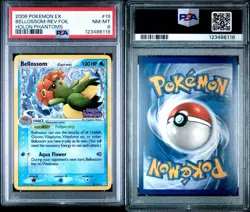 2006 PSA 8 Bellossom Delta Species 19/110 EX Holon Phantoms Pokemon Reverse Holo - Image 1