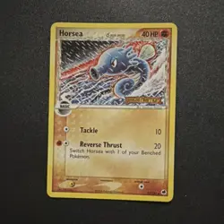 Pokemon Horsea Dragon Frontiers 31/101 Reverse Holo Uncommon 40HP Delta Species - Image 1
