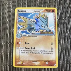 Pokemon Seadra 37/101 Reverse Holo Stamped Ex Dragon Frontiers Pokemon - Image 1