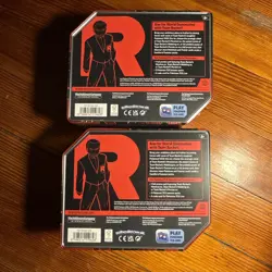 Pokemon Team Rocket -Set of 2- Tins SEALED Mewtwo & Nidoking LOT Destined Rivals - Image 5