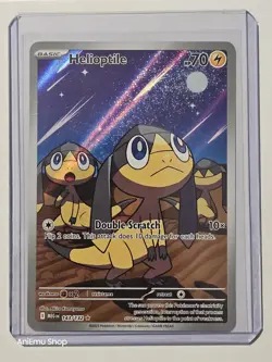 Pokemon TCG Helioptile 143/132 Full Art Illustration Rare Holo Mega Evolution - Image 5