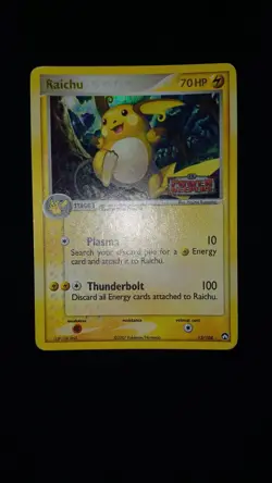 POKEMON RAICHU STAMPED EX POWER KEEPERS 12/108 ENG PL NO GOLD STAR CHARIZARD - Image 1