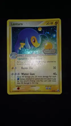 POKEMON LANTURN STAMPED EX LEGEND MAKER 19/92 ENG GOOD NO SHINING CHARIZARD - Image 1
