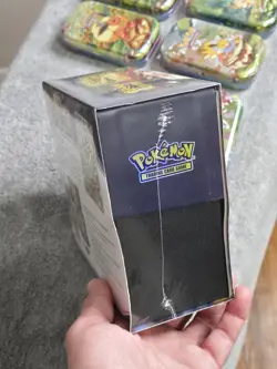 Pokemon Surging Sparks ETB Box & Prismatic Evolution Tin Lot Scarlet & Violet - Image 2