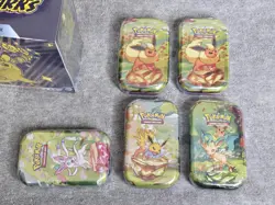 Pokemon Surging Sparks ETB Box & Prismatic Evolution Tin Lot Scarlet & Violet - Image 4