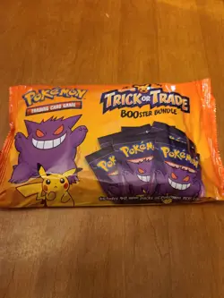 Pokemon BOOster Bundle Trick Or Trade Bag of 40 Mini Packs - Image 1