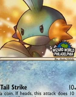 2005 Pokemon TCG Mudkip #56 (WOTC) Wizards World Philadelphia Promo -NM - Image 3