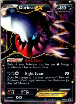Darkrai EX - BW46 Black and White Promos Pokemon LP Holo - Image 1