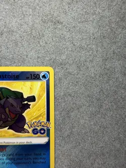 Pokemon Radiant Blastoise 018/078 Pokemon GO Radiant Rare Holo EN 2022 - Image 3