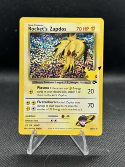 2021 Pokemon SWSH Celebrations Rocket's Zapdos Classic Collection #15/132 - Image 2
