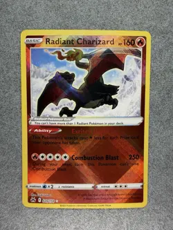 Pokemon Radiant Charizard 020/159 Crown Zenith Radiant Rare Holo EN 2023 - Image 1
