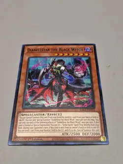 Yugioh Diabellstar the Black Witch RA03-EN032 Super Rare 1st Ed NM - Image 1