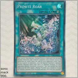 Primite Roar - ROTA-EN059 - Super Rare 1st Edition Yugioh - Image 1