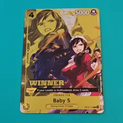One Piece CCG Baby 5 Winner Special Character Card OP12-112 - Image 1