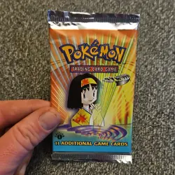 Pokemon 1st Edition Gym Heroes Booster Pack Erika 11 Cards Wizards English - Image 1