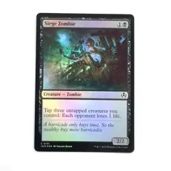 Siege Zombie 131 - MTG - Innistrad Remastered - NM Foil - Image 1