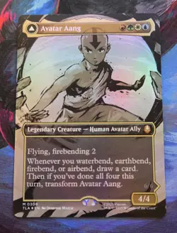 Avatar Aang (Borderless) and Fated Firepower - Avatar: The Last Airbender (TLA) - Image 1