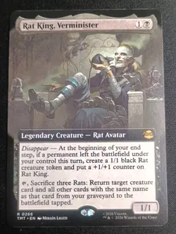 MTG TMNT - Rat King, Verminister - Extended Art Rare - Image 1