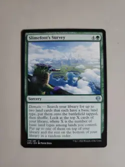 4x MTG Slimefoot's Survey Dominaria United 178/281 Regular Uncommon - Image 1