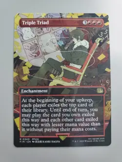 MTG Triple Triad Final Fantasy Borderless Rare - Image 1