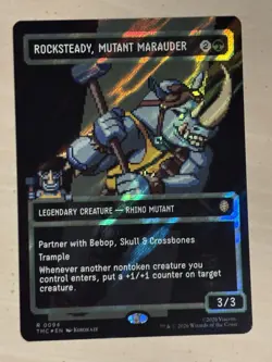 Rocksteady, Mutant Marauder X1 BORDERLESS FOIL-NM/M-Teenage Mutant Ninja Turtles - Image 1