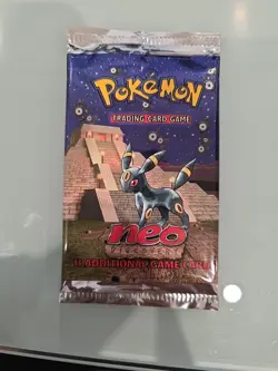 Pokemon Neo Discovery Booster Pack Factory Sealed Umbreon Art work - Image 1