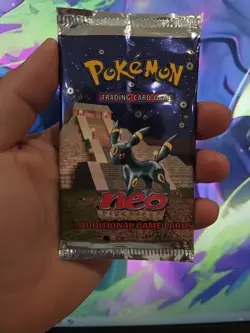 Pokemon Neo Discovery Booster Pack Factory Sealed Umbreon Art work - Image 5