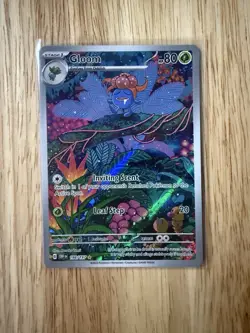 Gloom 198/197 SV03: Obsidian Flames Holo Illustration Rare Pokemon TCG - Image 1
