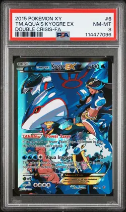 Pokemon TCG Team Aqua's Kyogre EX #6/34 Double Crisis - Image 4