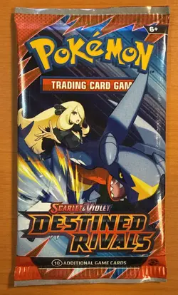 Pokemon Destined Rivals Booster Pack Factory Sealed - Image 1