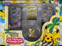 Pokemon Pikachu Indonesia Journey Batik Promo Box sealed - Image 1