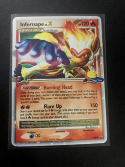 2007 Pokemon Diamond & Pearl Black Star Promo Dp10 Infernape Lv.x Holo - Image 1